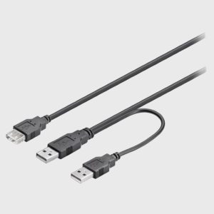 Double A Type USB cable